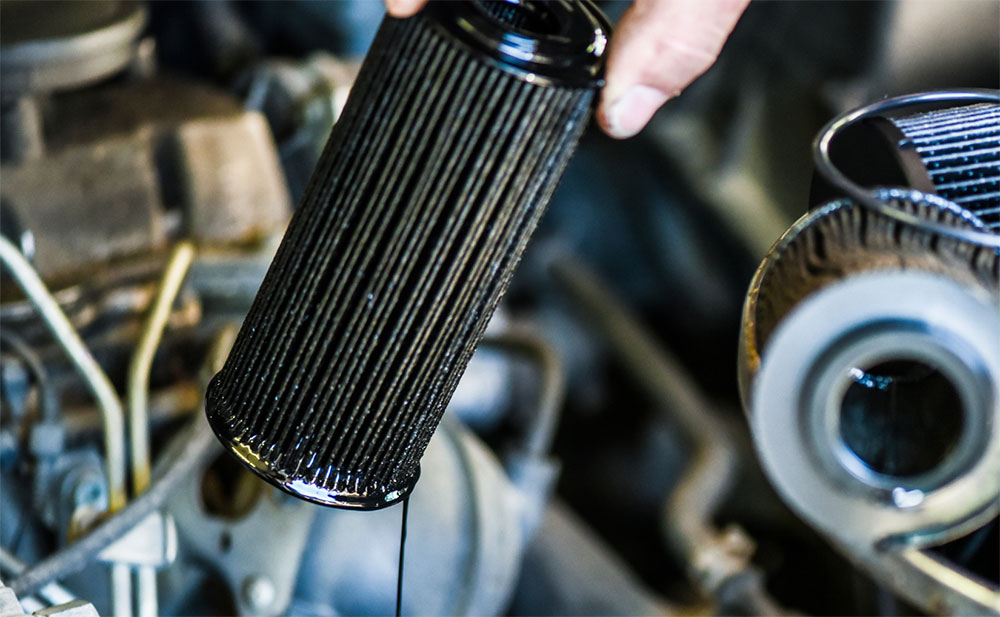 Oil Changes - Dirty Oil Filter