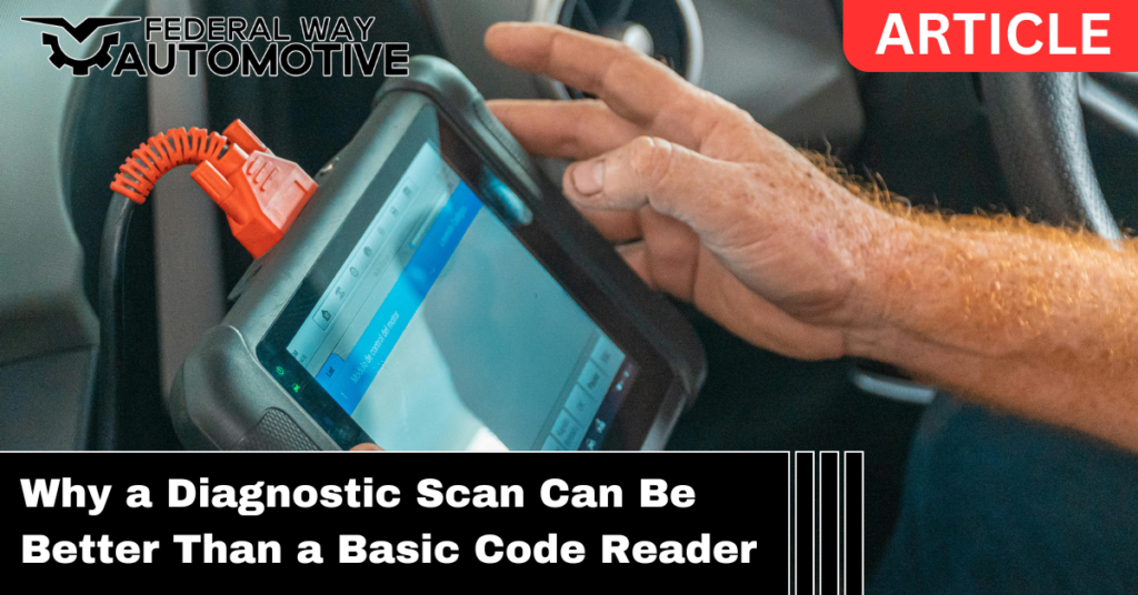 Diagnostic Scan vs Code Reader