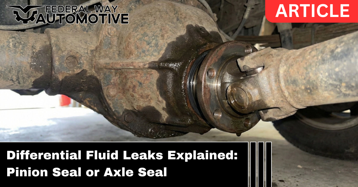 Differential Fluid Leak