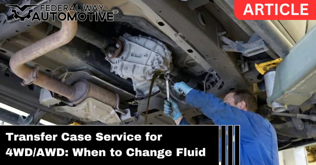 Transfer Case Fluid Change